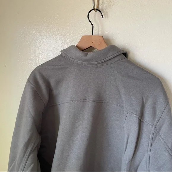 Torrid | Fleece Grey Trucker Shacket - Picture 7 of 7